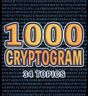 1000 Cryptogram Puzzle Book: Decipher the Code, A World of Puzzles Across Diverse Themes For Cheap