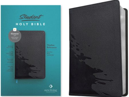 NLT Student Bible, Thinline Reference, Filament Enabled (Leatherlike, Overflow Black, Red Letter) Online Hot Sale