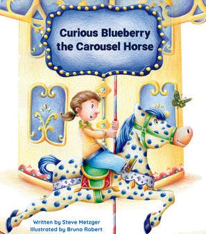 Curious Blueberry the Carousel Horse Cheap