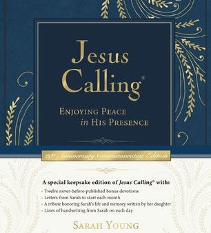 Jesus Calling -New- Commemorative Edition: Enjoying Peace in His Presence (a 365-Day Devotional, Includes 12 New Bonus Devotions and 12 Letters from t For Cheap