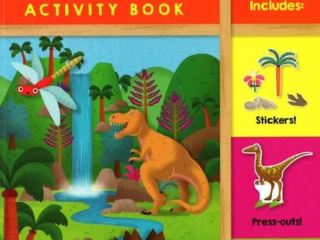 Just Imagine & Play! Dinosaurs Activity Book: Dinosaur Activity Book Includes: Stickers! Press-Outs! Puzzles & Games! For Discount