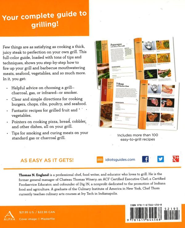 Idiots Guides: Grilling For Sale